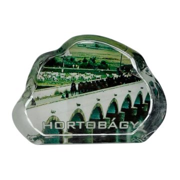 Kristály kép, Hortobágy, 7 x 9,5 cm - 40503