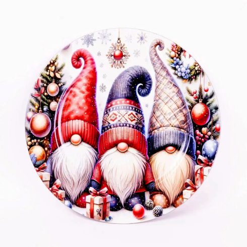 Műanyag tálca, Kötött sapis ormanó, 33 cm, 40525