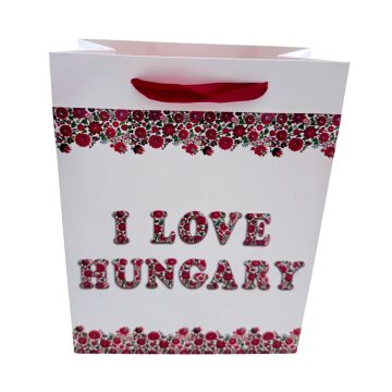 Papírtasak, I Love Hungary, 18 x 23 cm, 40943