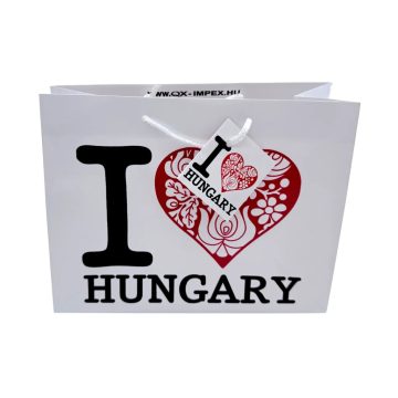 Papírtasak, I Love Hungary, 23 x 18 cm, 40953