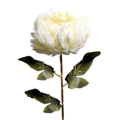 Fehér krizantém szál, 73 cm, 40962