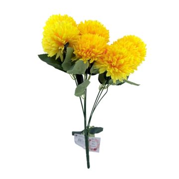 Krizantém csokor 3 színben, 8 virágos, 42 cm, 40967