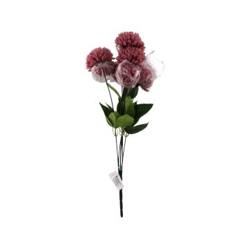 Krizantém csokor 3 színben, 7 virágos, 42 cm, 40981