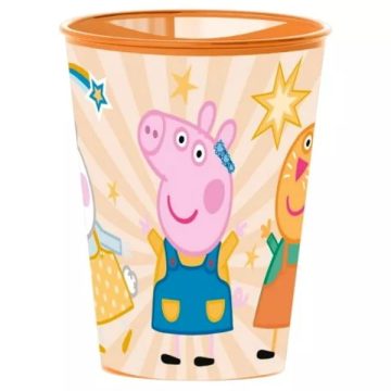 Peppa malac - műanyag kispohár - 260 ml - 43290