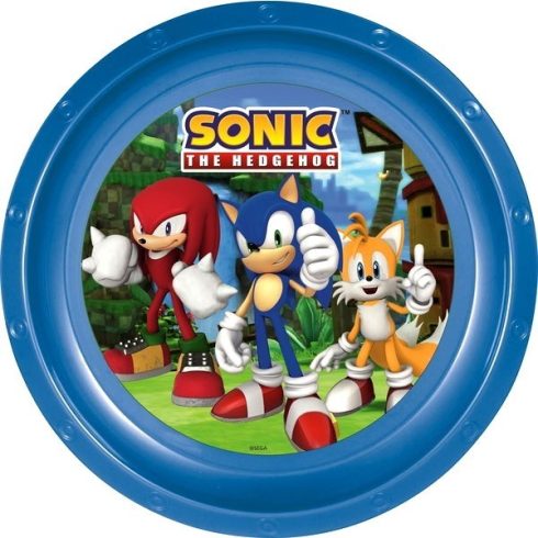 Sonic - műanyag lapostányér - 43306