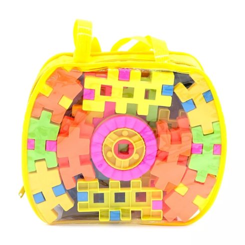Építő kockák táskában - 58 db - 45134
