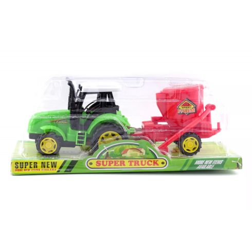 Traktor munkagéppel - platformon - 45430