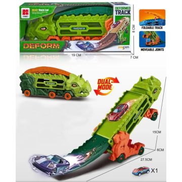 Kamion dínós - autószállító, dobozban - 45458