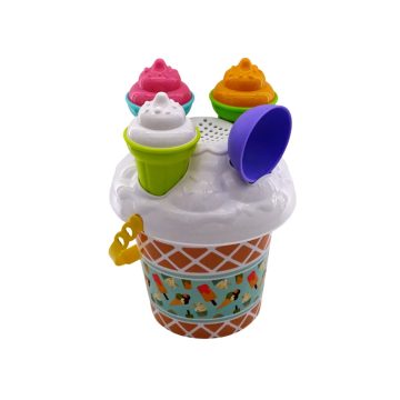 Homokozó játékszett hálóban, fagyis, 46193