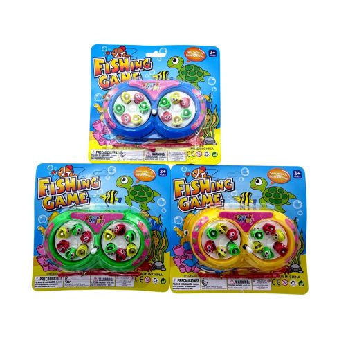 Horgász játékszett lapon, mágneses, 46290