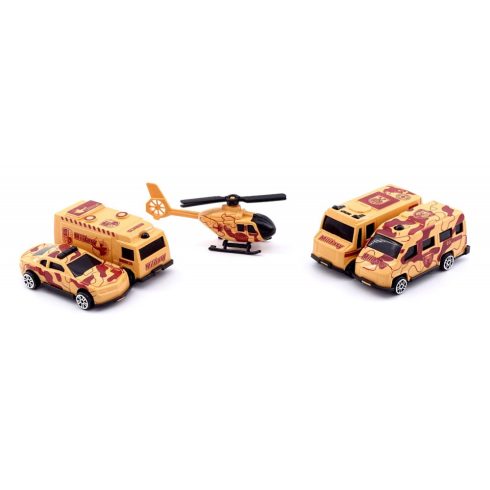 Mentőegység járművek dobozban - 5 darabos szett - 46414