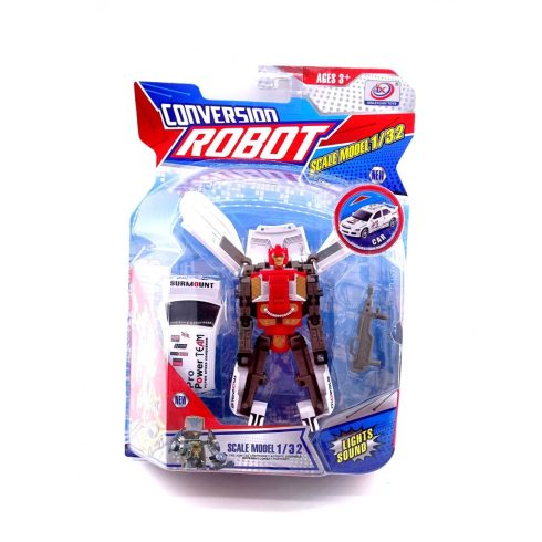 Robot autó lapon - átalakuló - elemes - 46485