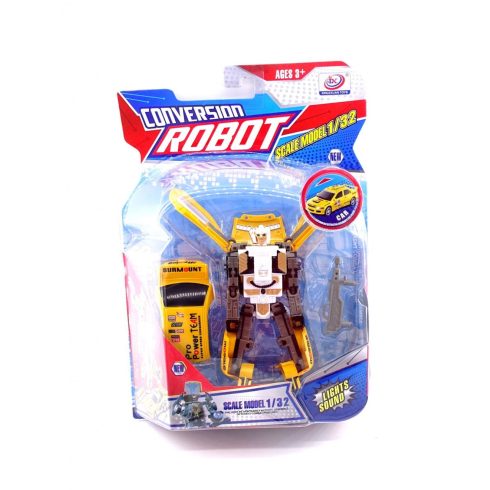 Robot autó lapon - átalakuló - elemes - 46485