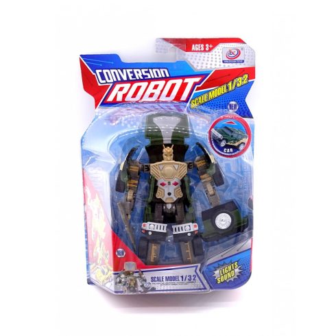 Robot autó lapon - átalakuló - elemes - 46486