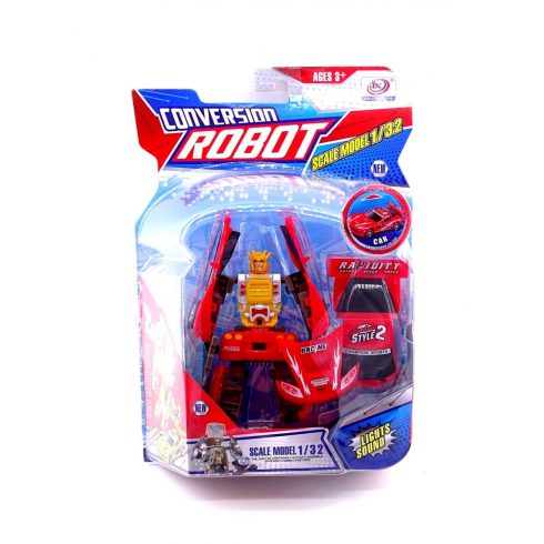 Robot autó lapon - átalakuló - elemes - 46488