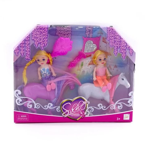 Baba 2 db + ló 2 db dobozban - 46801