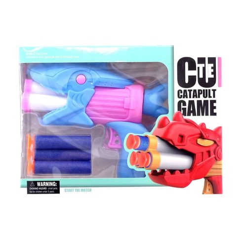 Pisztoly soft kilövő szett dobozban - 46808