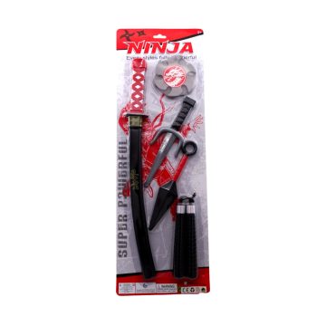 Ninja játékszett lapon, 46875