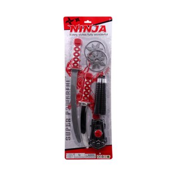 Ninja játékszett lapon, 46877