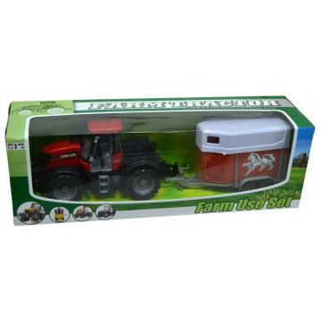 Traktor, állatszállító pótkocsival - 47011