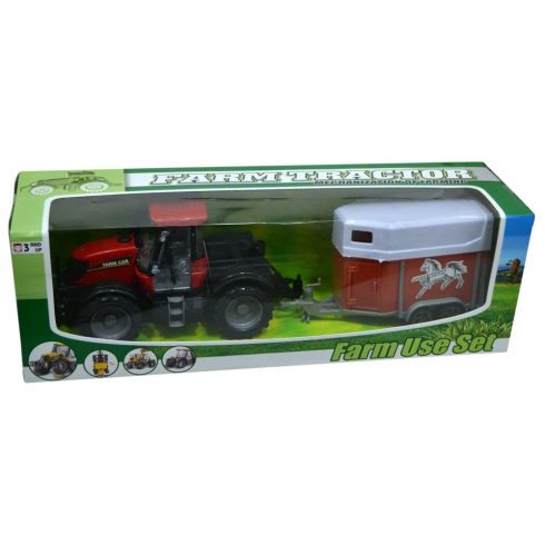 Traktor, állatszállító pótkocsival - 47011
