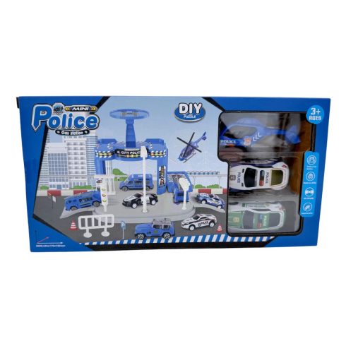 Rendőr parkoló játékszett dobozban, 47316