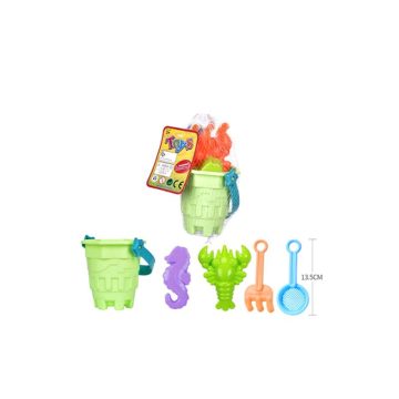 Homokozó szett + vödör hálóban - 47368