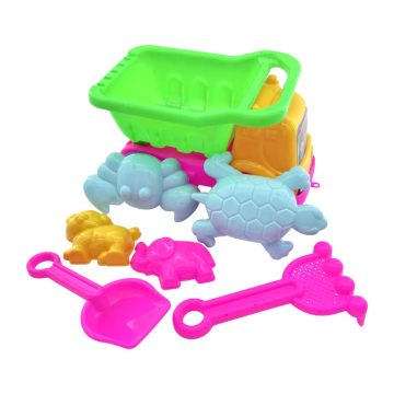 Homokozó szett dömperrel hálóban, 47496