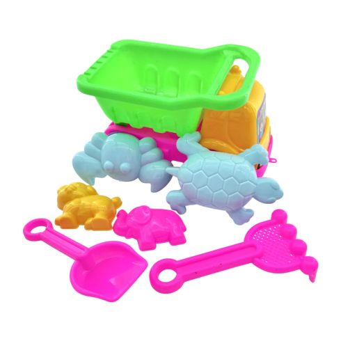 Homokozó szett dömperrel hálóban, 47496