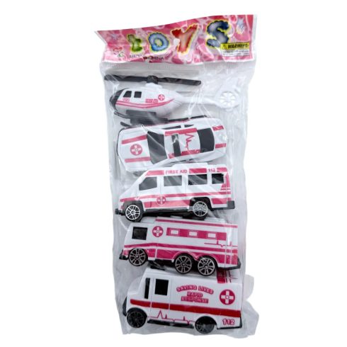 Mentőautó zacskóban, 5 darabos csomag, 47565