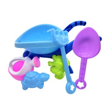 Homokozó játékszett talicskával hálóban, 47910