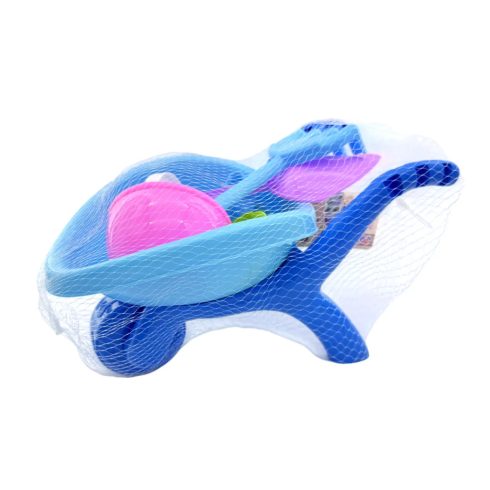 Homokozó játékszett talicskával hálóban, 47910