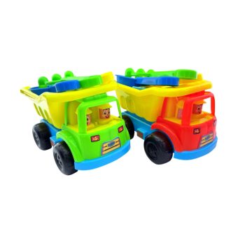 Homokozó játékszett dömperrel hálóban, 47911