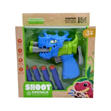 Szivacskilövő pisztoly játékszett dobozban, 47956