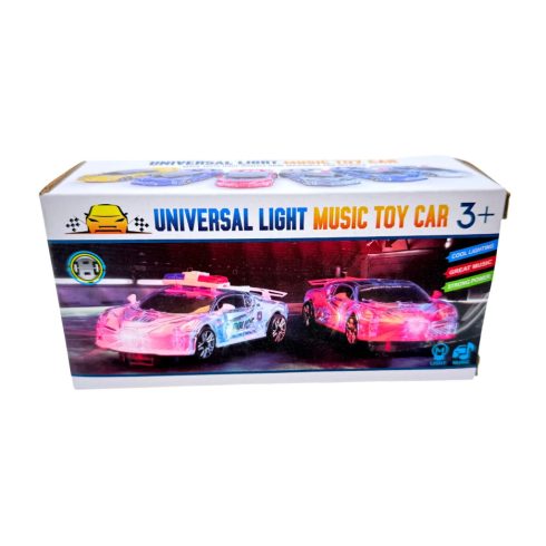 Rendőrautó dobozban, elemes, 48559