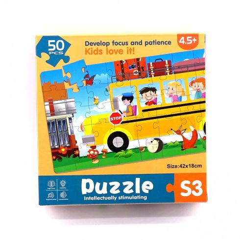 50 darabos puzzle csomag - Járműves - 48580