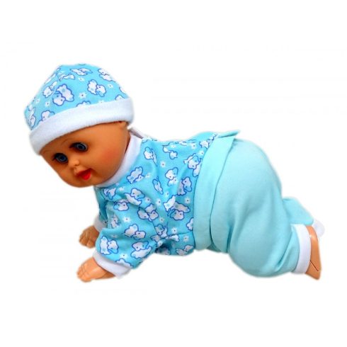 Mászó baba, elemes dobozban - 48674