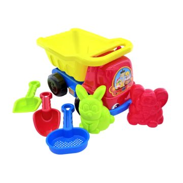 Homokozó szett dömperrel hálóban, 48687