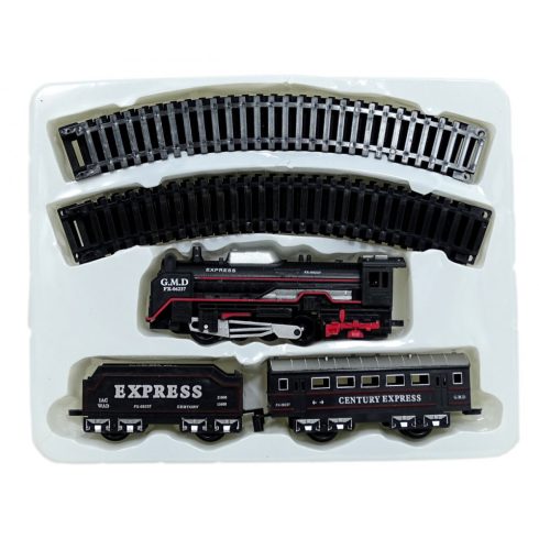 Vonatpálya - elemes - dobozban - 13 darabos - 48757