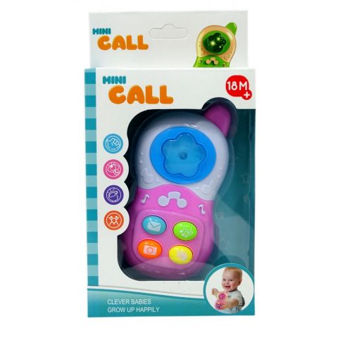 Bébi telefon - elemes - dobozban - 48952