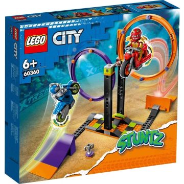   LEGO City Pörgős Kaszkadőr Kihívás játékszett - 60360 - 49437