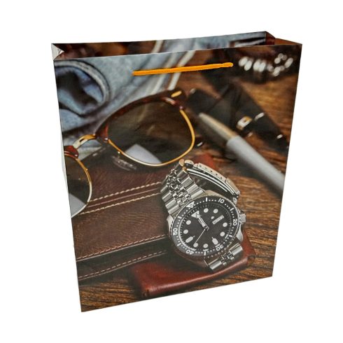 Papírtasak férfiaknak, 30 x 23 x 8 cm, 70223