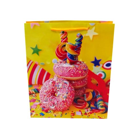 Papírtasak szülinapra, 28 x 34 x 9 cm, 70228