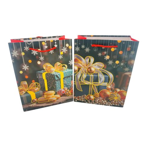 Papírtasak karácsonyi, 18 x 23 x 8 cm, 70238