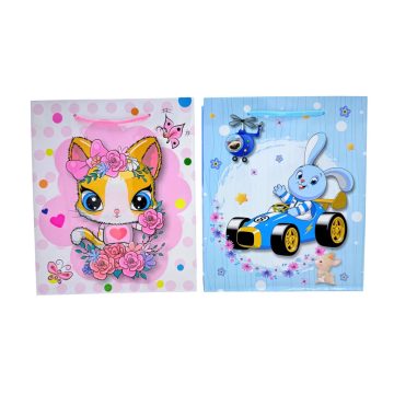 Papírtasak, gyerekes, 18 x 21 x 8 cm, 70242