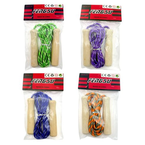 Fanyelű ugrálókötél, 2,55 méteres, 70281