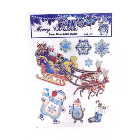 Karácsonyi matrica - 22 x 32 cm - 70317