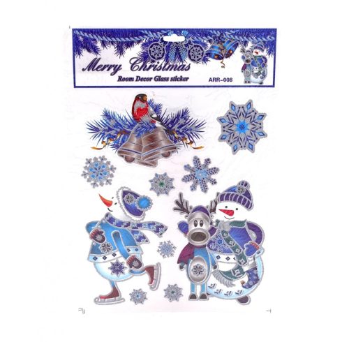 Karácsonyi matrica - 22 x 32 cm - 70317