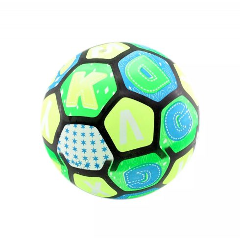 Gumilabda - színes focimintás - 220 mm - 70338