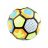 Gumilabda - színes focimintás - 220 mm - 70338